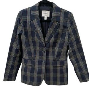 Blue Plaid Blazer 8P